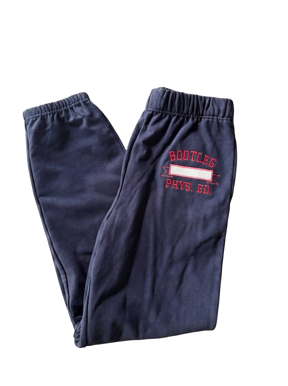 Navy Blue Bootleg P.E Sweats