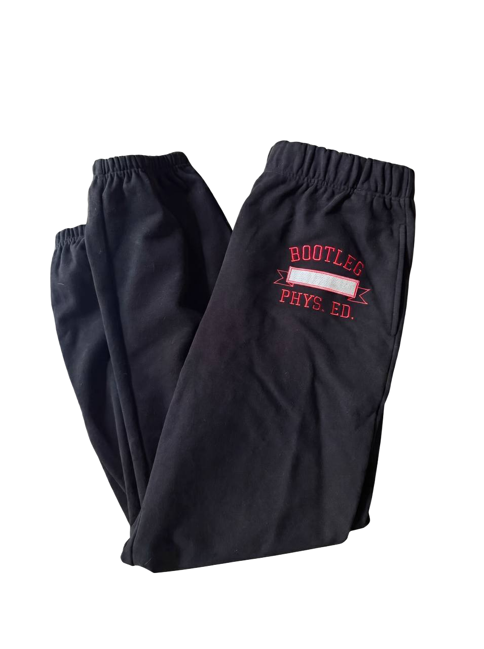 Black Bootleg P.E Sweats